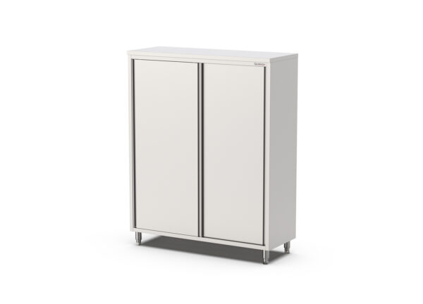 RVS Voorraadkast met schuifdeuren | 3 Schappen | 1800x600x2000(h)mm