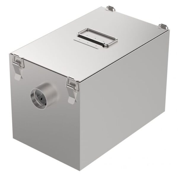 RVS Vetafscheider 140 Liter | Combisteel 7490.0325 | Voldoet niet aan NEN-1825